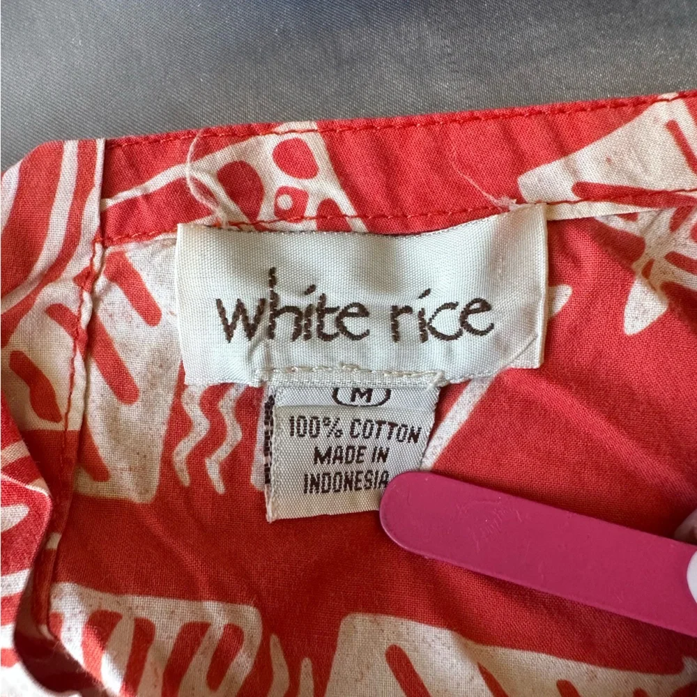 White Rice Print Top - Picture 3 of 6